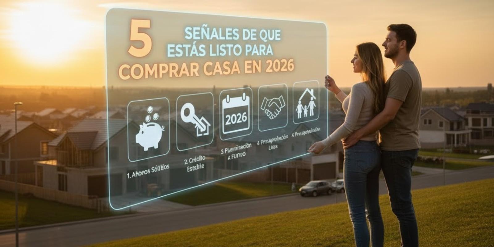 5 Señales de que Estás Listo para Comprar Casa en 2026
