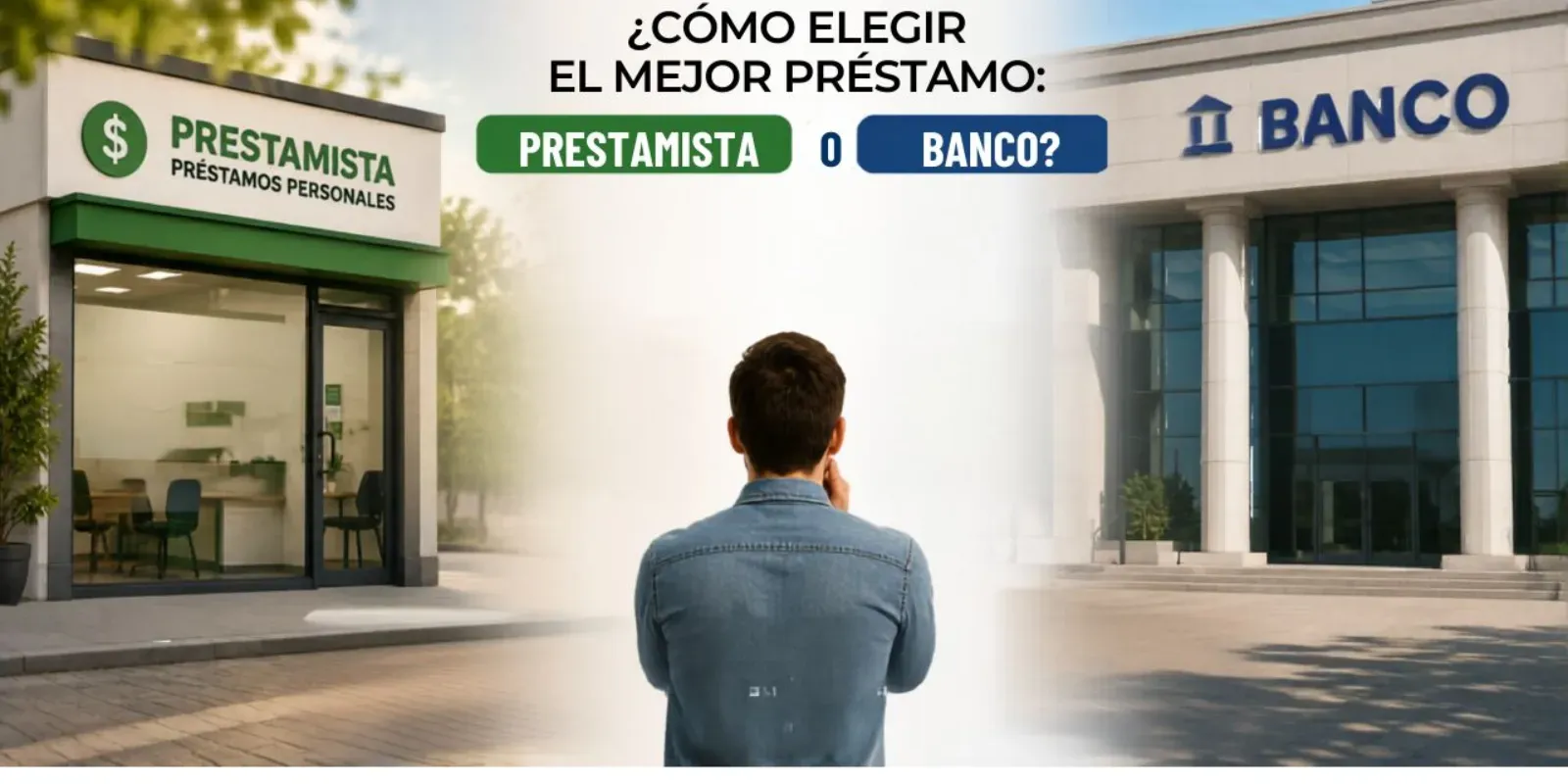 Cómo elegir el mejor préstamo: prestamista o banco